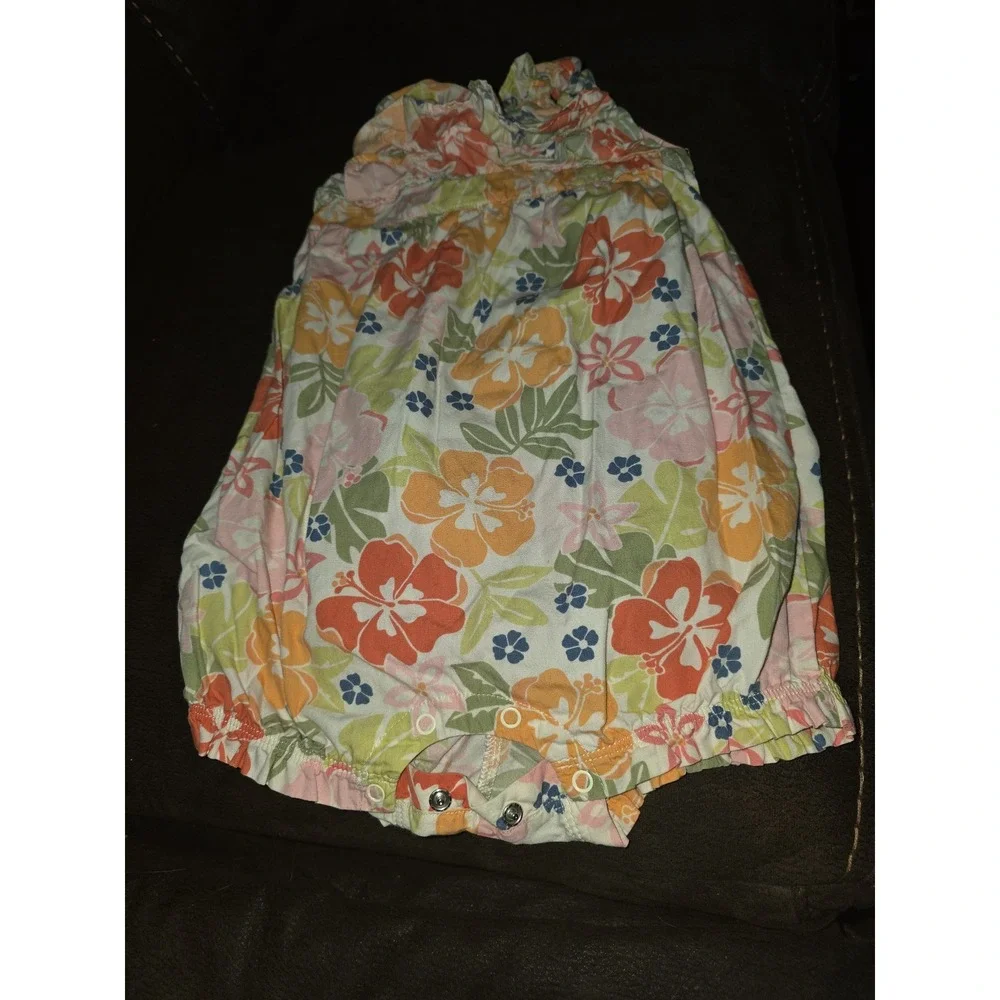 Gymboree beach shack floral romper size‎ 3t